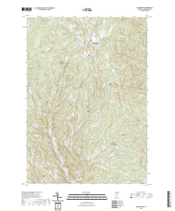 Washington topographic map thumbnail