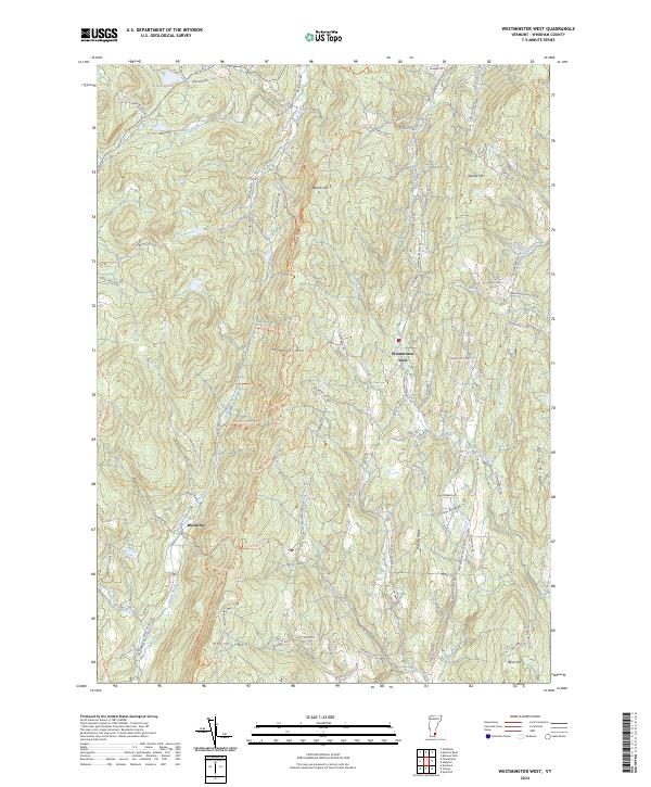 Westminster West topographic map thumbnail