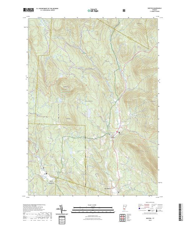 Weston topographic map thumbnail