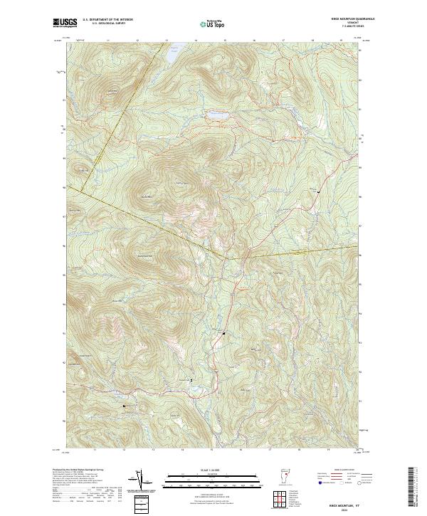 Knox Mountain topographic map thumbnail