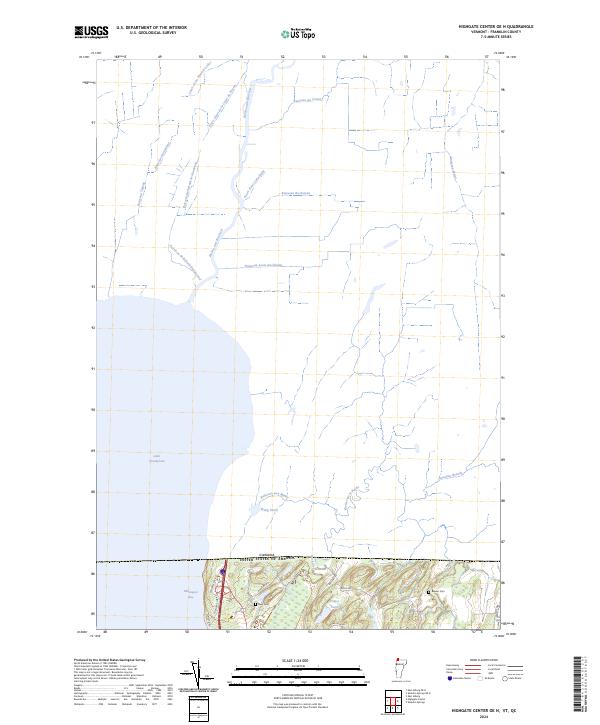 Highgate Center OE N topographic map thumbnail