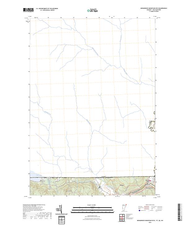 Monadnock Mountain OE N topographic map thumbnail