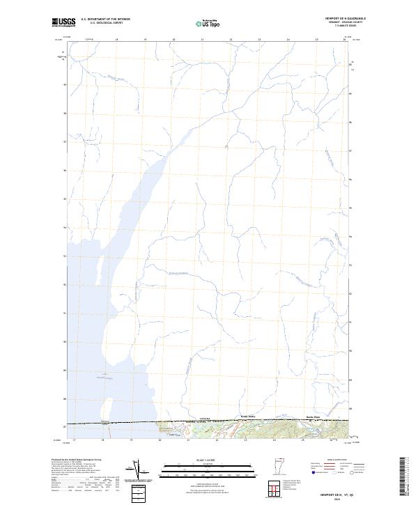 Newport OE N topographic map thumbnail