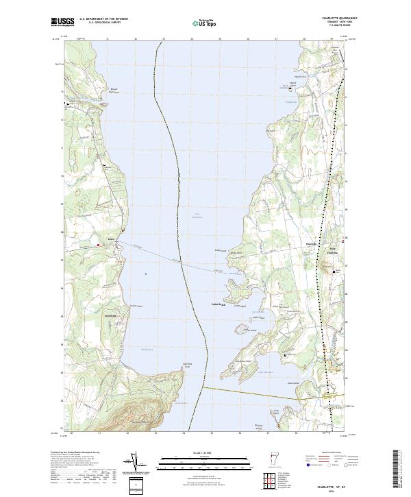 Charlotte topographic map thumbnail