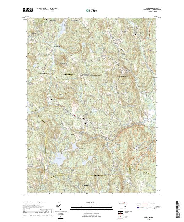 Ashby topographic map thumbnail