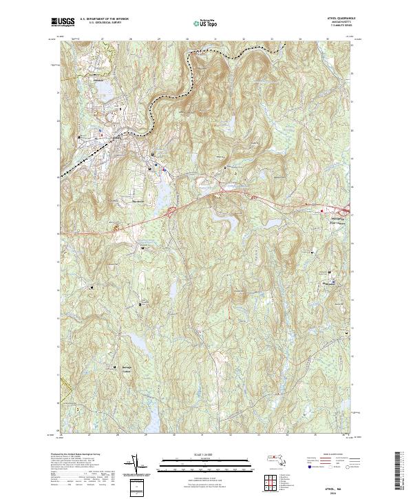 Athol topographic map thumbnail