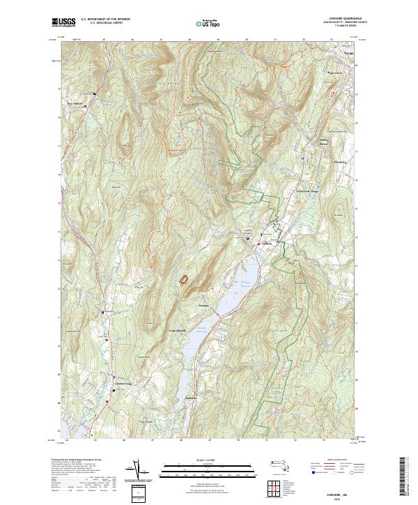 Cheshire topographic map thumbnail