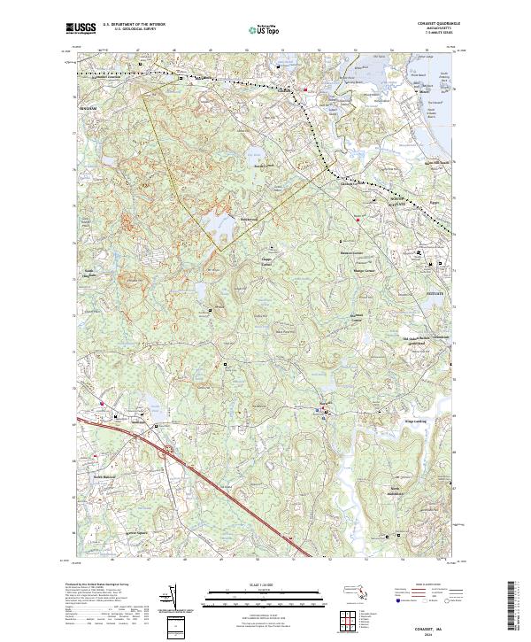 Cohasset topographic map thumbnail