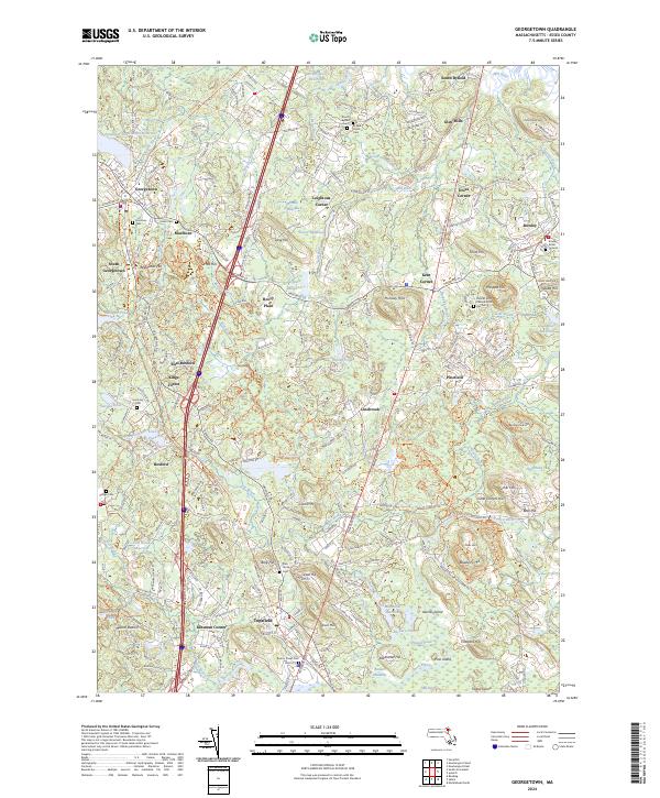 Georgetown topographic map thumbnail