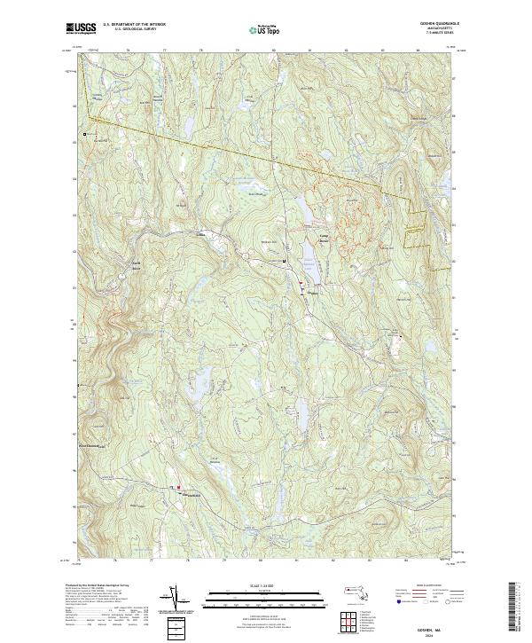 Goshen topographic map thumbnail