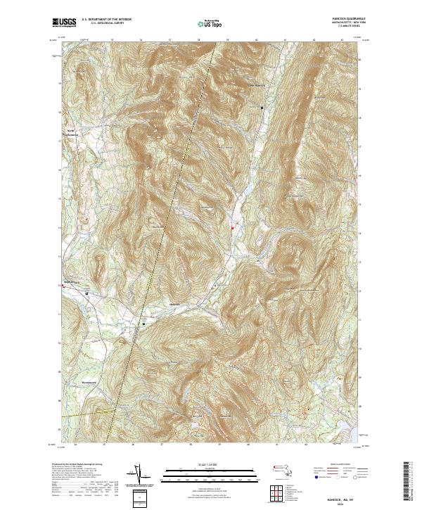 Hancock topographic map thumbnail
