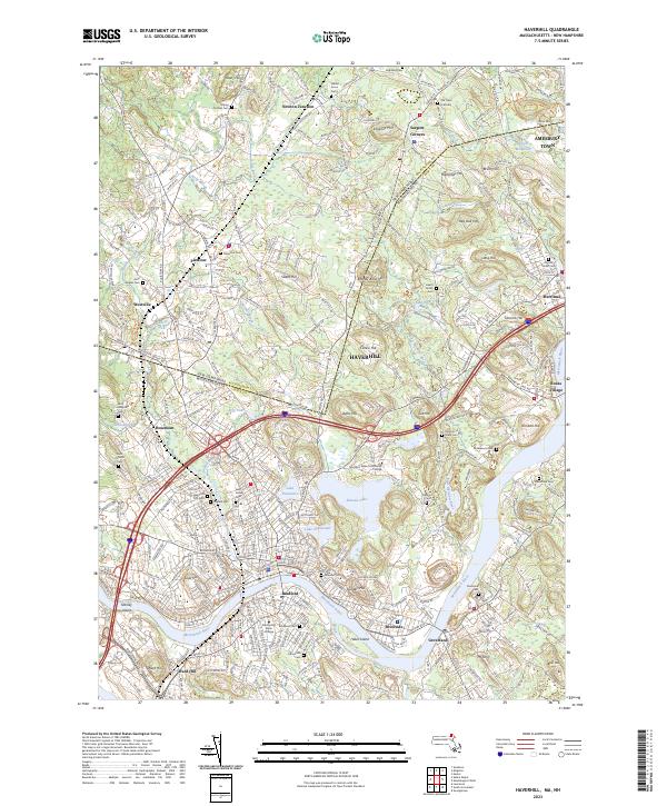 Haverhill 2023 topographic map thumbnail