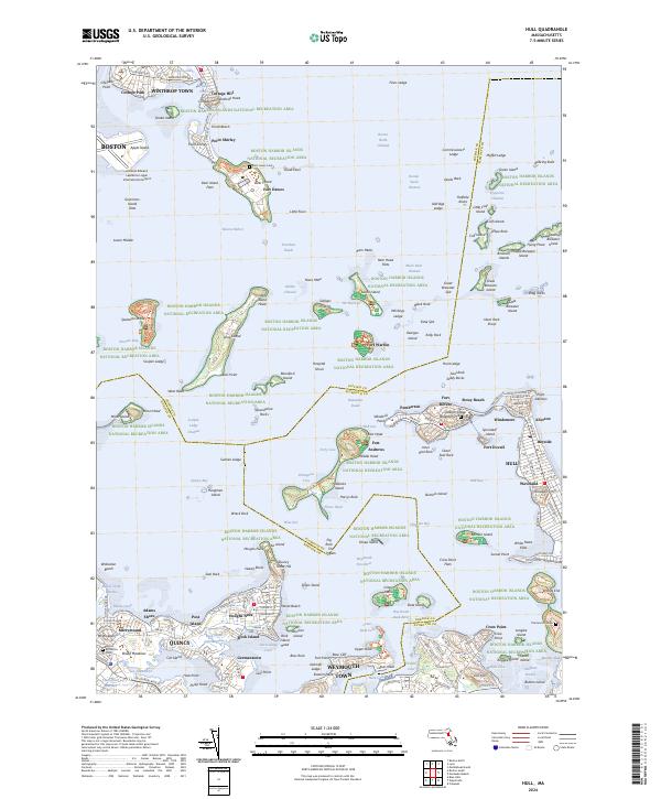 Hull topographic map thumbnail