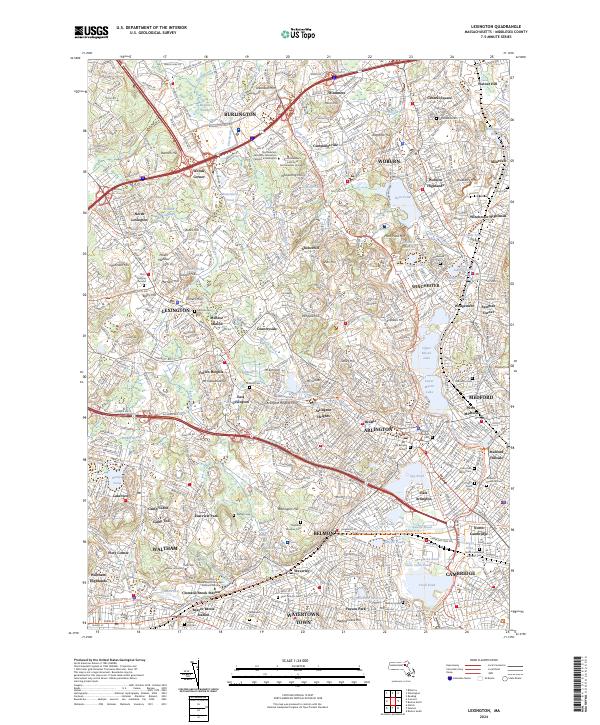 Lexington topographic map thumbnail