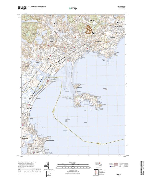 Lynn topographic map thumbnail