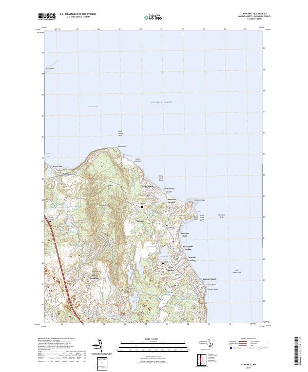 Manomet topographic map thumbnail