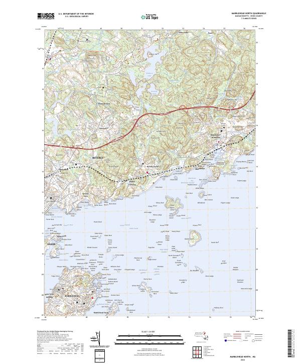 Marblehead North topographic map thumbnail