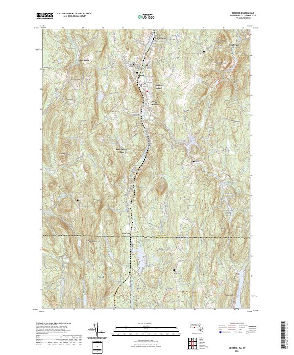 Monson topographic map thumbnail