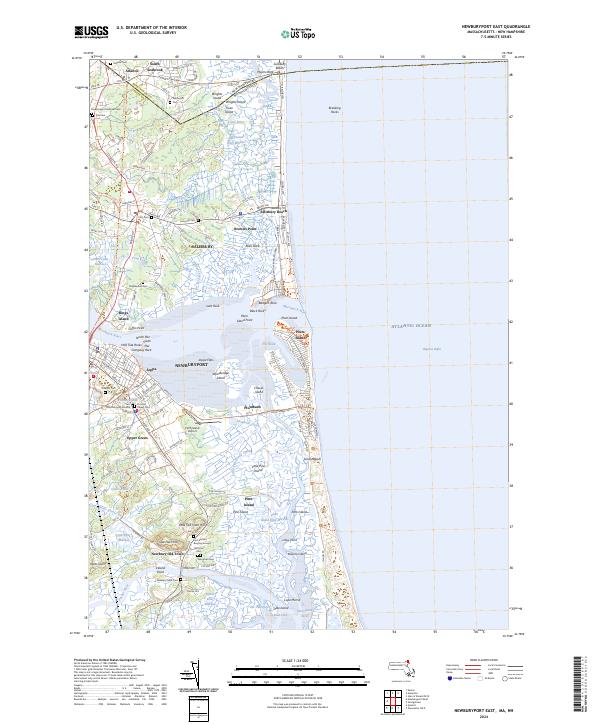 Newburyport East topographic map thumbnail