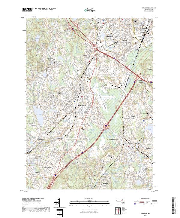 Norwood topographic map thumbnail
