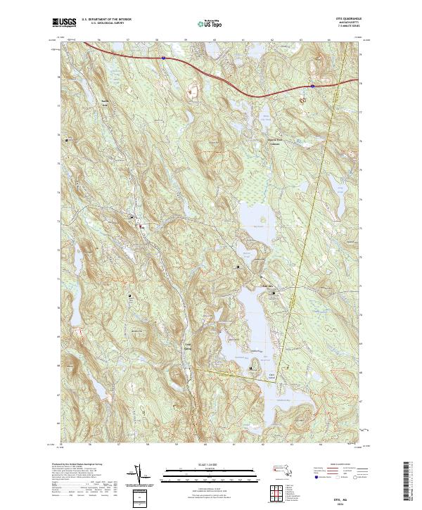 Otis topographic map thumbnail