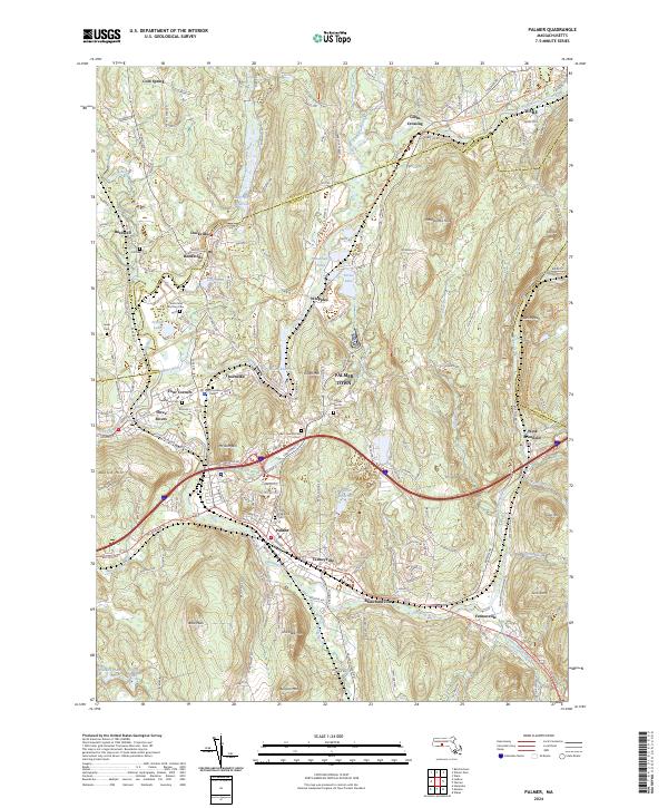 Palmer topographic map thumbnail