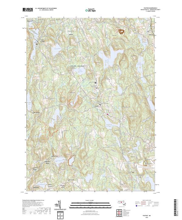 Paxton topographic map thumbnail