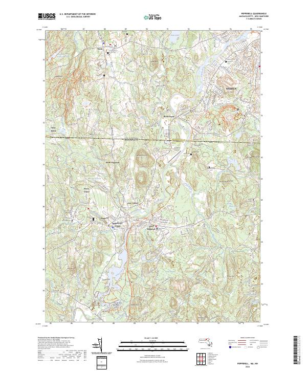 Pepperell topographic map thumbnail