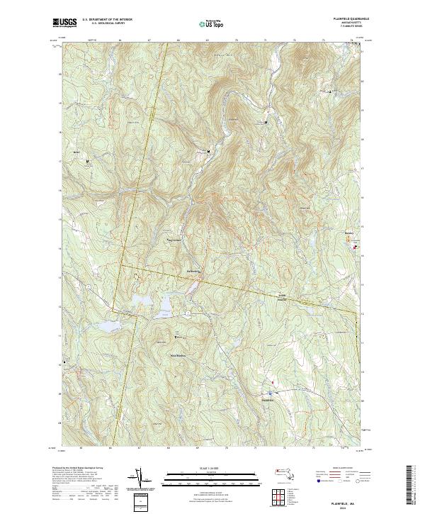 Plainfield topographic map thumbnail