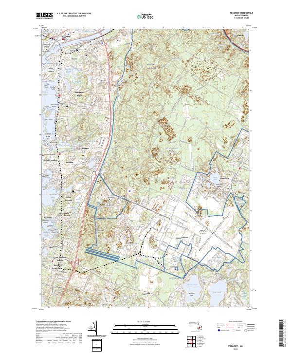 Pocasset topographic map thumbnail