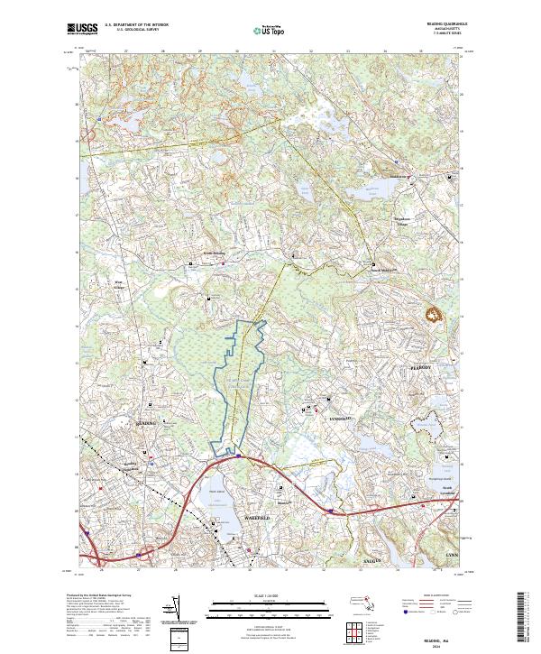 Reading topographic map thumbnail