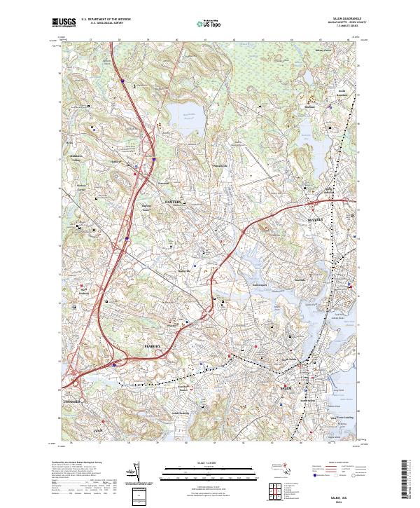 Salem topographic map thumbnail