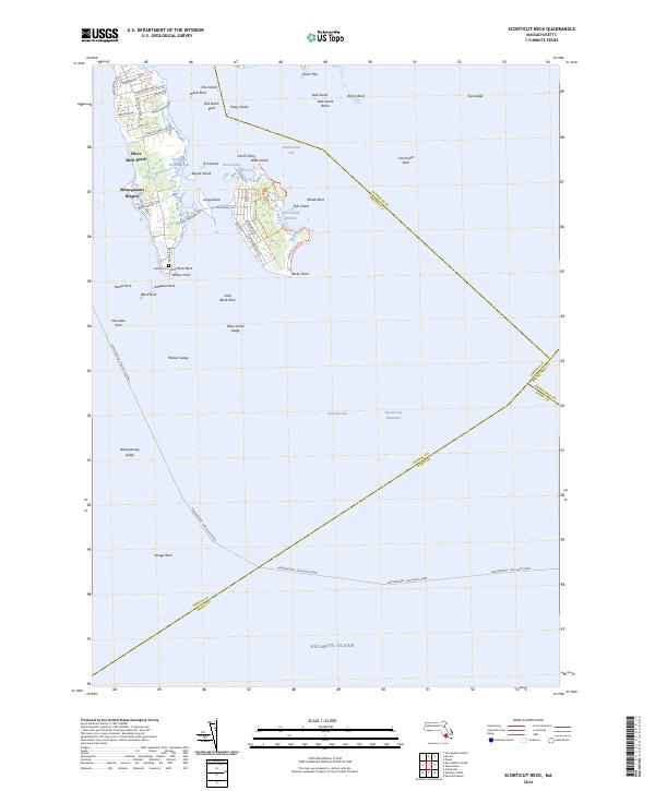 Sconticut Neck topographic map thumbnail