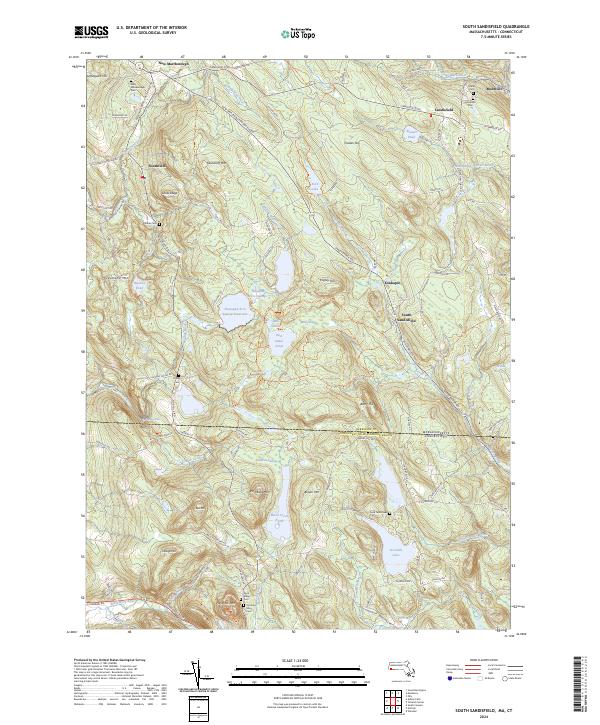 South Sandisfield topographic map thumbnail