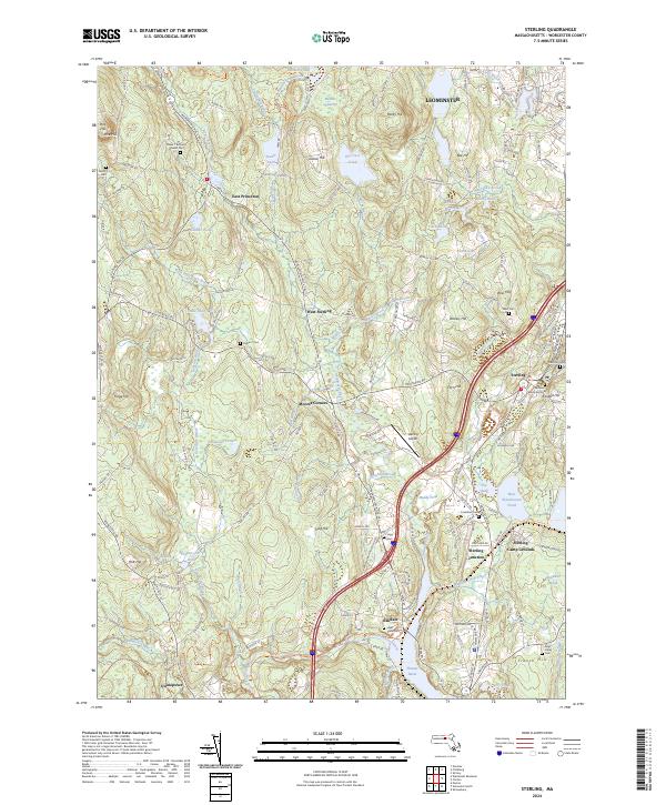 Sterling topographic map thumbnail