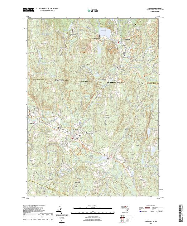 Townsend topographic map thumbnail
