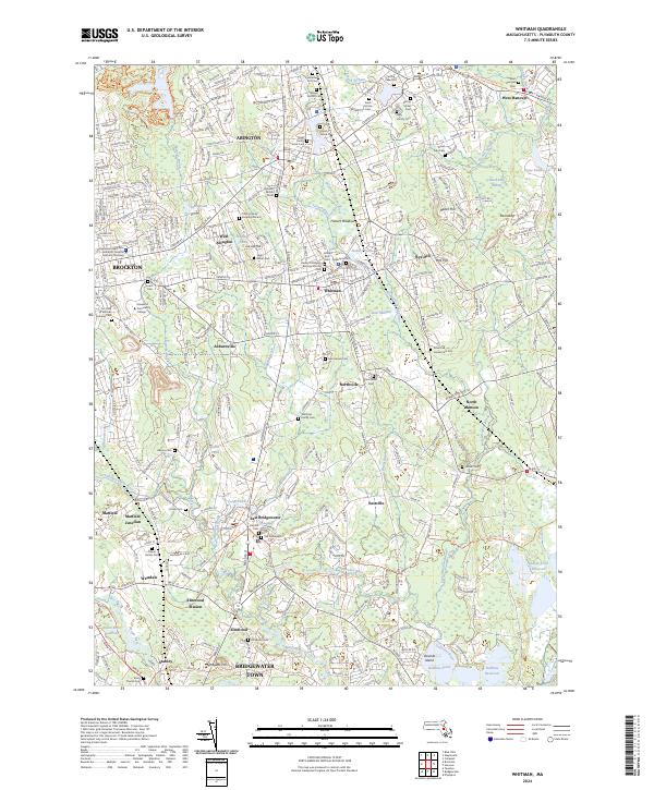 Whitman topographic map thumbnail