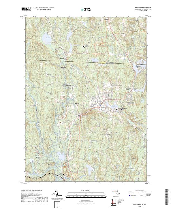 Winchendon topographic map thumbnail