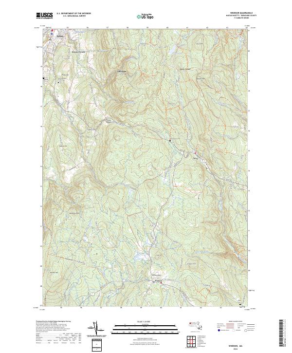 Windsor topographic map thumbnail