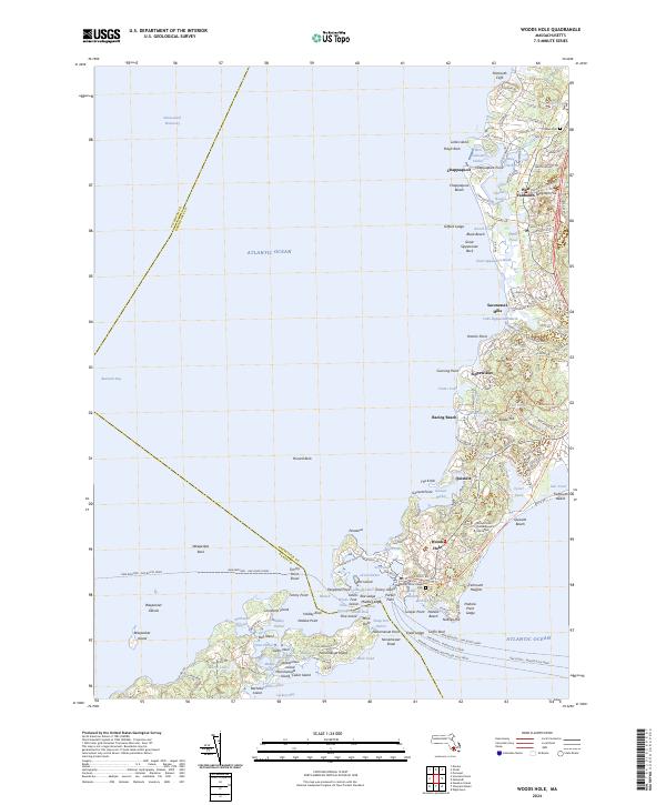 Woods Hole topographic map thumbnail