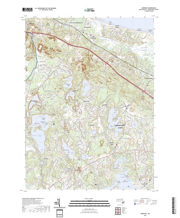 Sandwich topographic map thumbnail