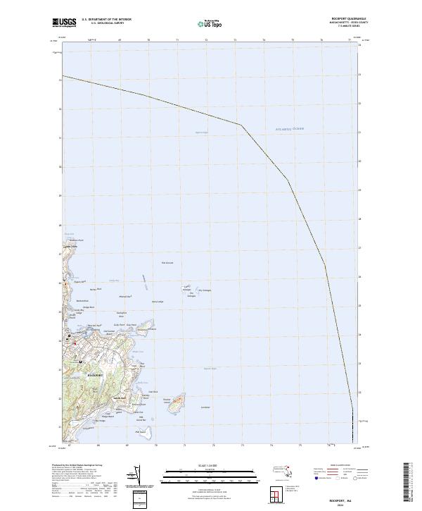 Rockport topographic map thumbnail