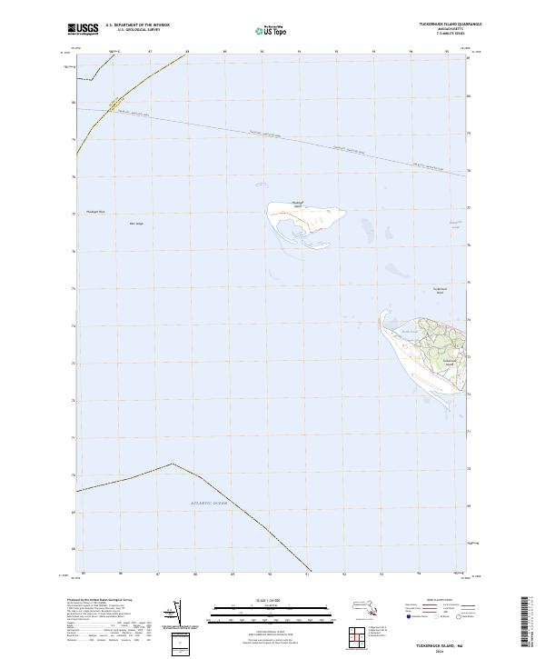 Tuckernuck Island topographic map thumbnail