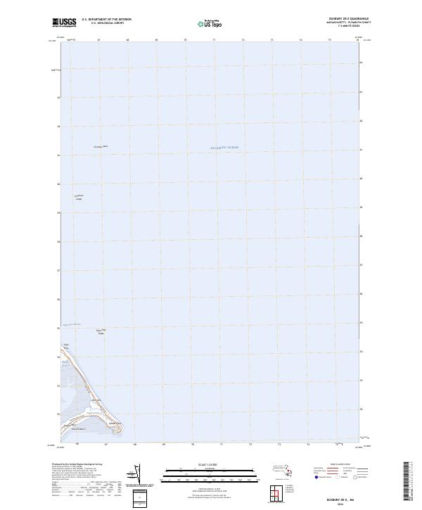 Duxbury OE E topographic map thumbnail
