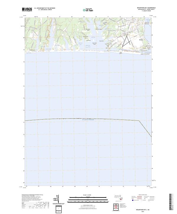 Edgartown OE S topographic map thumbnail