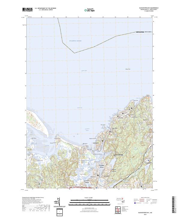 Gloucester OE N topographic map thumbnail