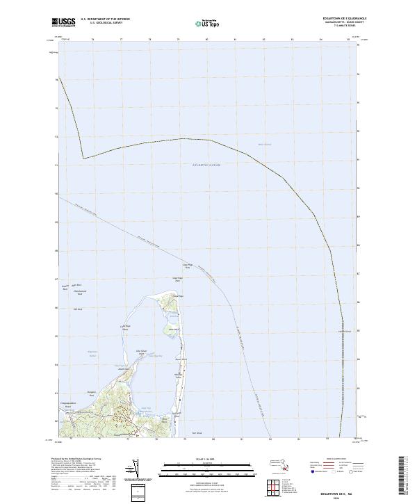 Edgartown OE E topographic map thumbnail