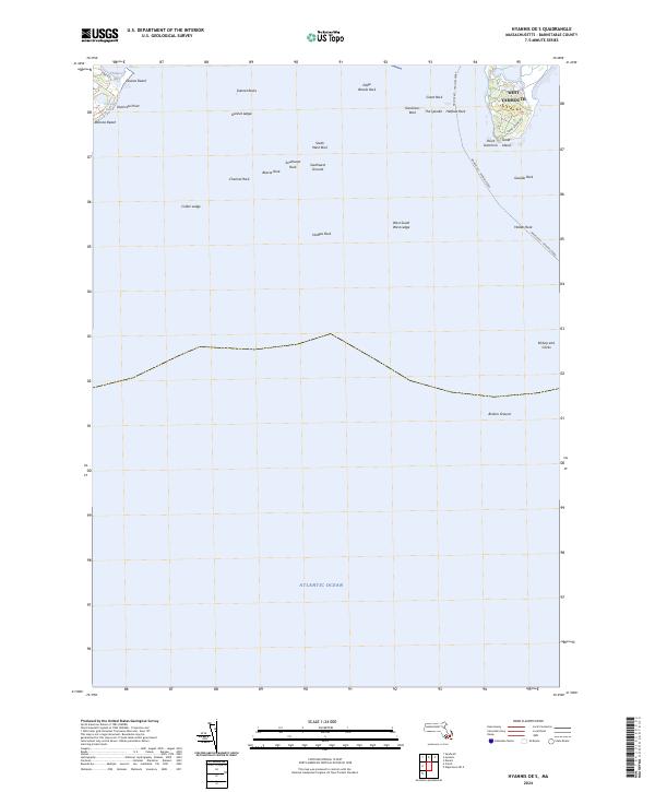 Hyannis OE S topographic map thumbnail
