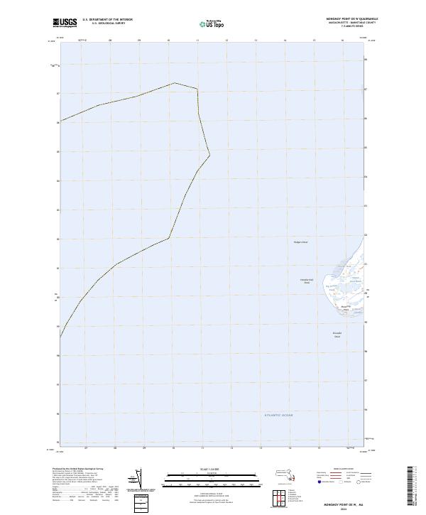 Monomoy Point OE W topographic map thumbnail