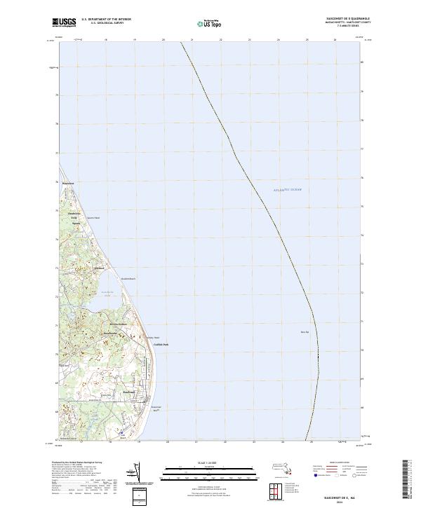 Siasconset OE E topographic map thumbnail